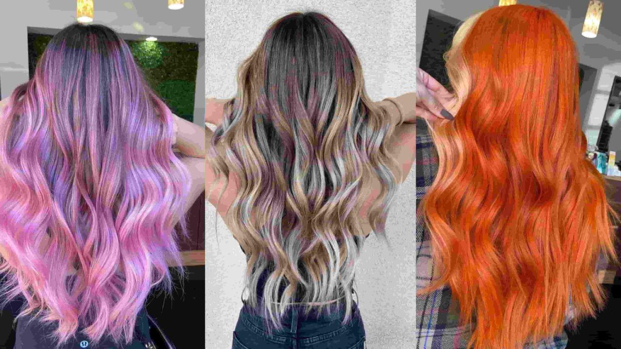 Inspirasi Warna Rambut Pelangi yang Trendi dan Menawan: Ekspresikan Dirimu dengan Nuansa Warna yang Unik