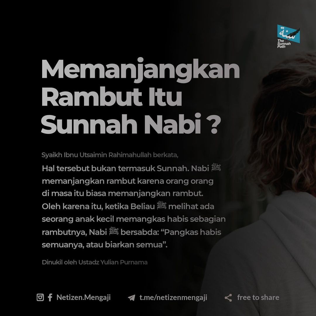 Apakah Rambut Gondrong Itu Sunnah? Menelisik Pandangan Islam tentang Rambut Panjang