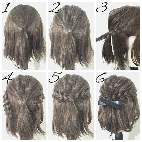 Tutorial Membuat Gaya Rambut Half-Up Half-Down untuk Rambut Pendek: Tampil Cantik dengan Sentuhan Elegan!