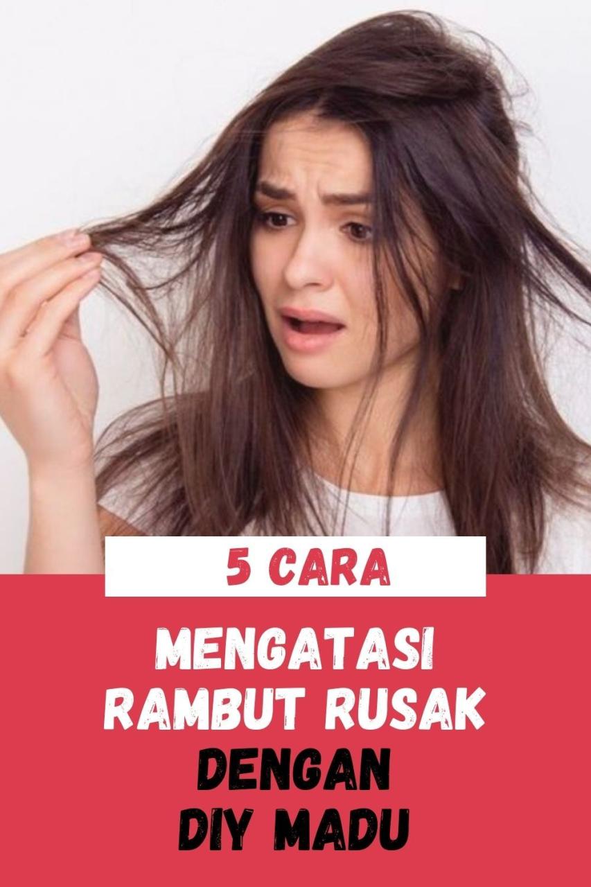 12 Cara Mengatasi Rambut Kering dan Mengembang dengan Bahan Alami