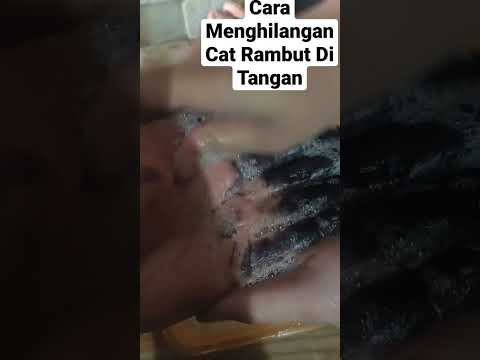 Bagaimana Cara Menghilangkan Warna Cat Rambut Di Tangan