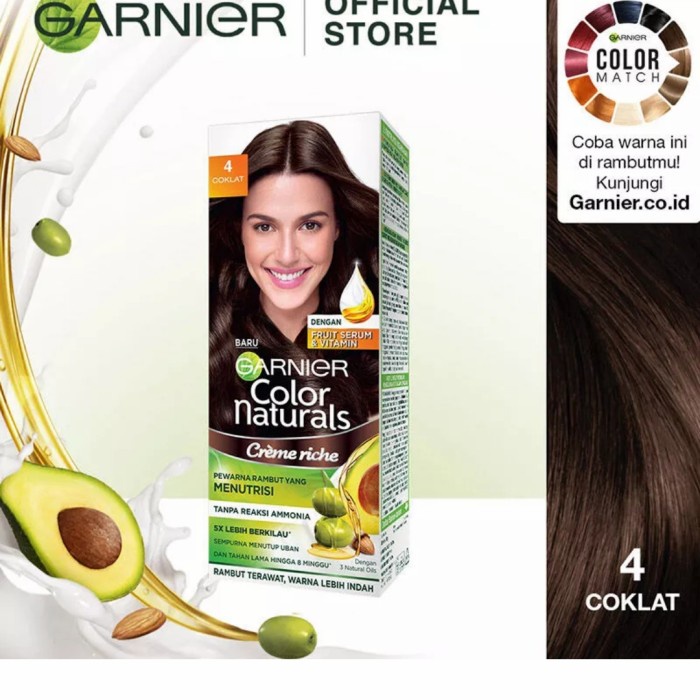 Coklat Caramel Garnier: Pilihan Warna Semir yang Menawan untuk Rambut Anda