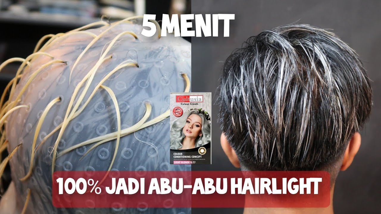 Cara Mendapatkan Highlight Rambut Abu Abu yang Elegan