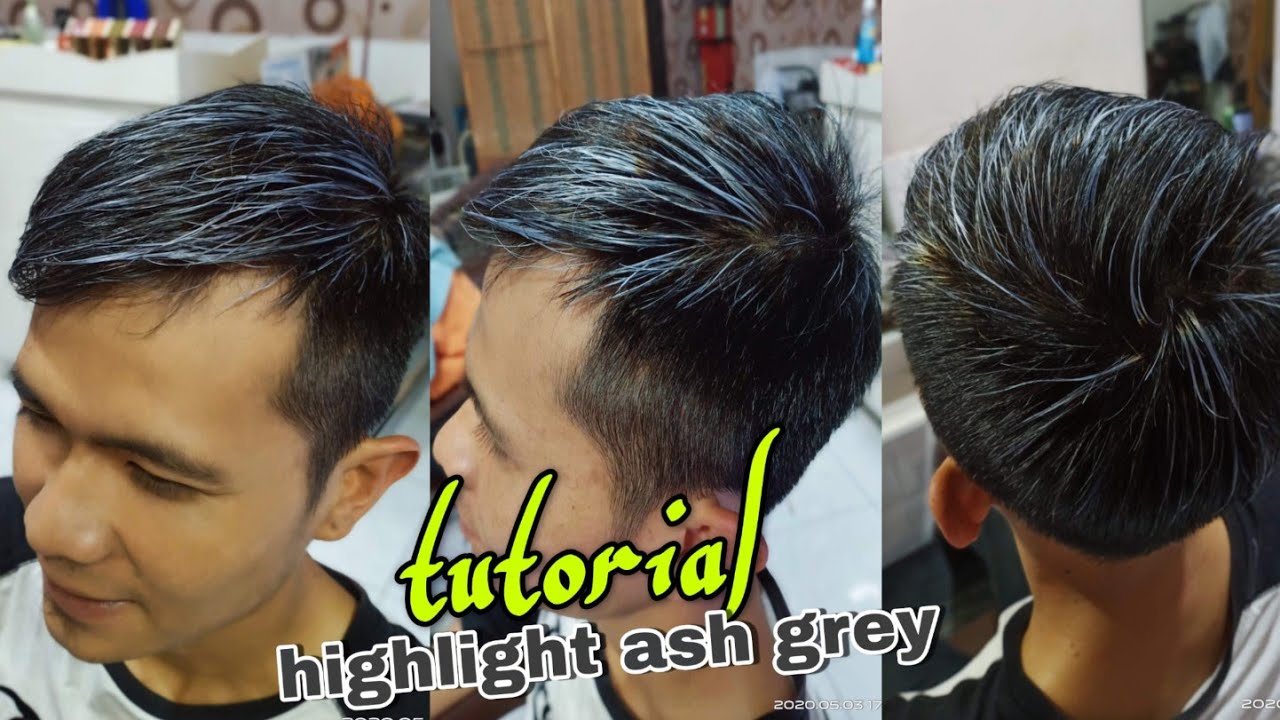 Grey Highlight Rambut Pria: Tren Terkini dan Cara Mendapatkannya