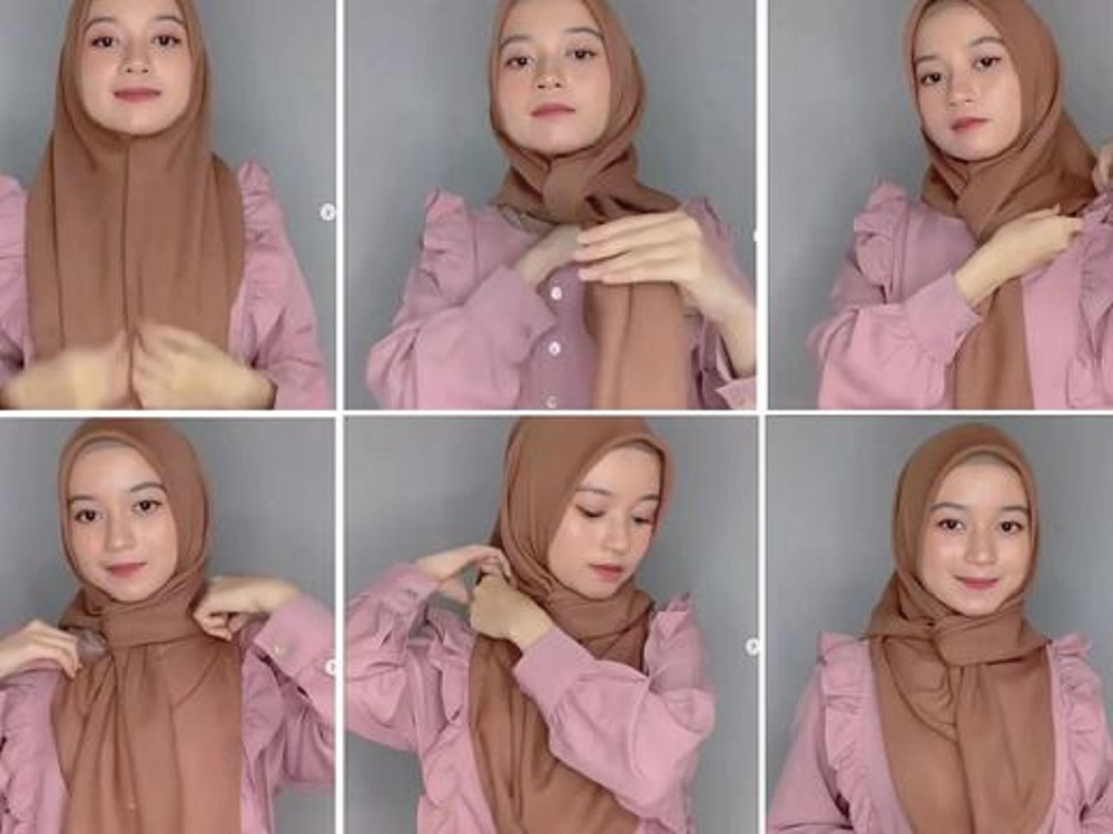 Tutorial: Memakai Hijab Segiempat dengan Berbagai Gaya