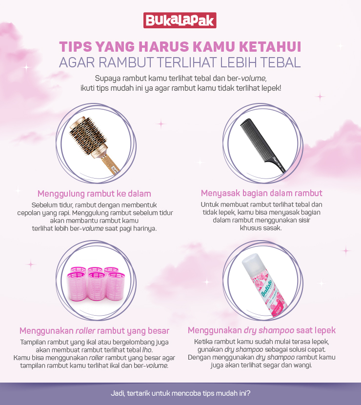 5 Langkah Membuat Rambut Lebih Tebal Secara Alami