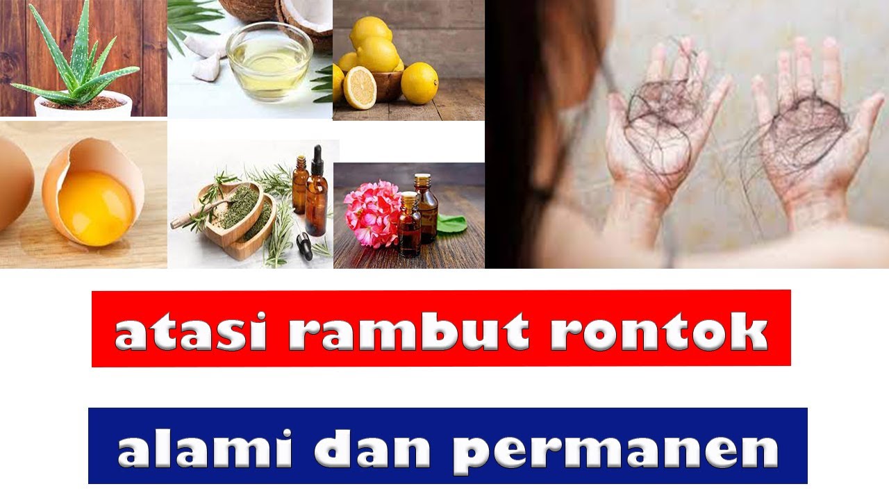 Cara Mengatasi Rambut Rontok Secara Alami Tanpa Obat